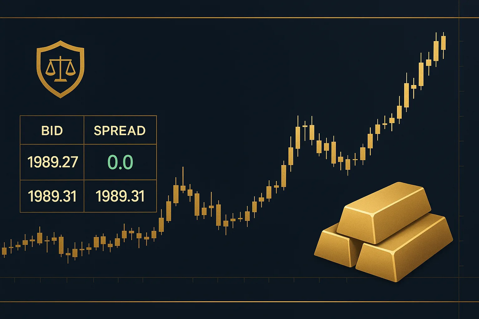 Beste Forex-Broker für XAUUSD: Goldhandel mit niedrigsten Spreads im Vergleich