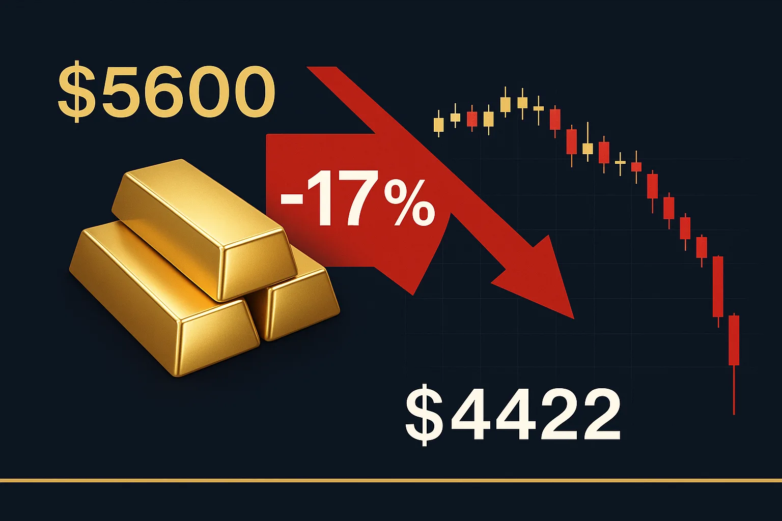 Gold stürzt 17% ab: Die besten Broker für XAUUSD-Handel 2026